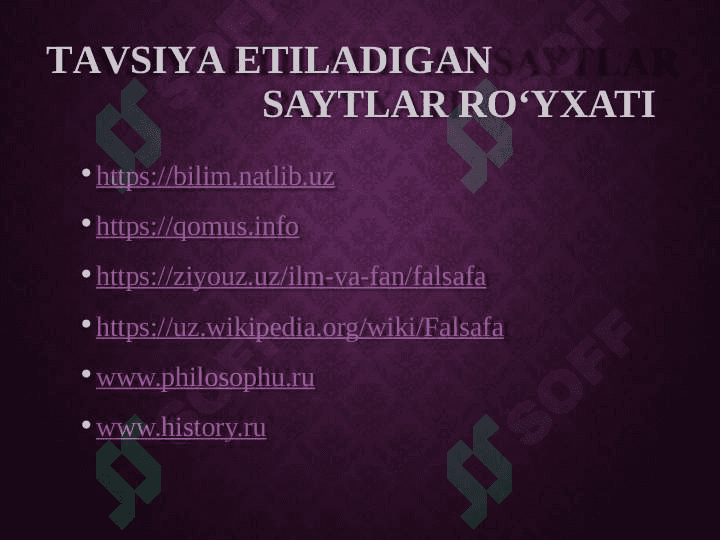 Falsafa fanining predmeti, mazmuni va jamiyatdagi roli 5