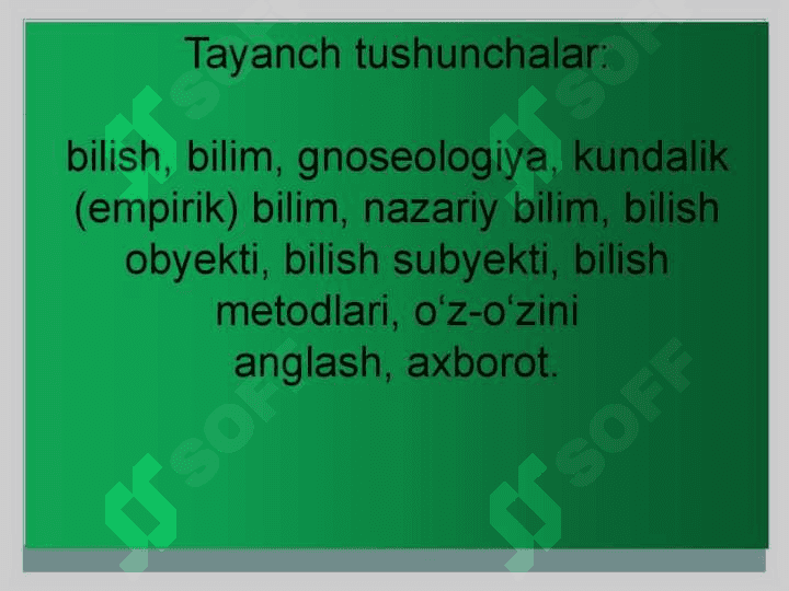 Bilim falsafasi haqida umumiy ma'lumot 3