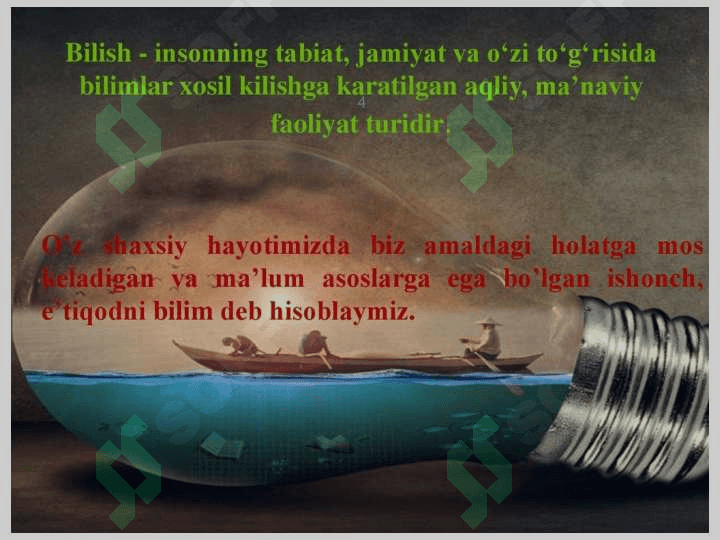 Bilim falsafasi haqida umumiy ma'lumot 4
