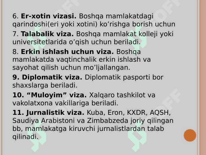 Viza tiplari 2