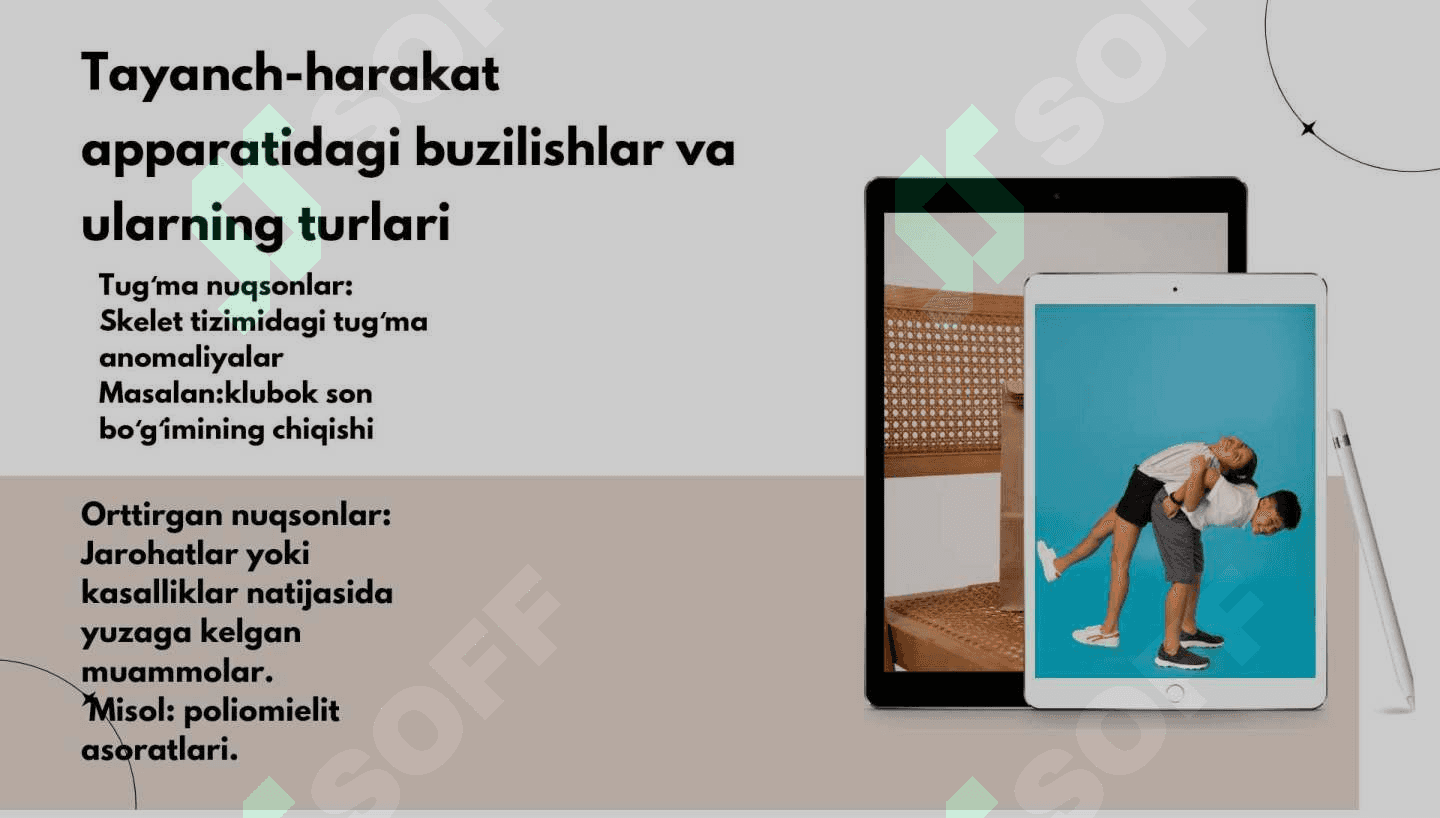 Tayanch harakat tizimi funksiyasilari buzilgan bolalar bilan tuzatuvchi ishlarning mazmuni va metodikasi 5