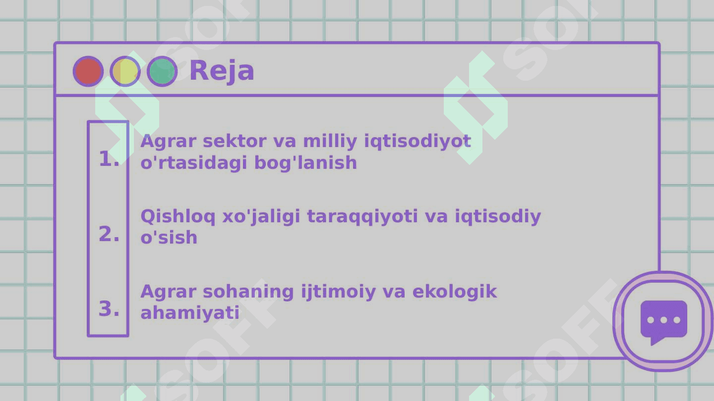 Agrar sohaning milliy iqtisodiyotda tutgan o'rni 2