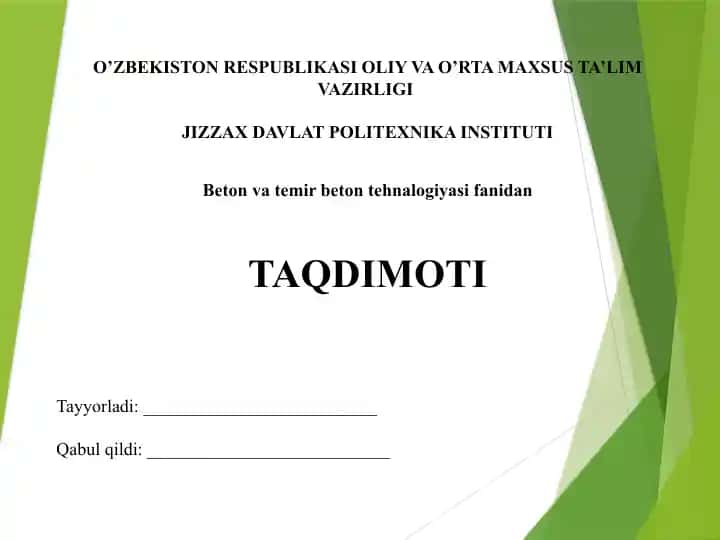 Armaturalar, temir-beton buyumlari va konstruksiyalarni armaturlash