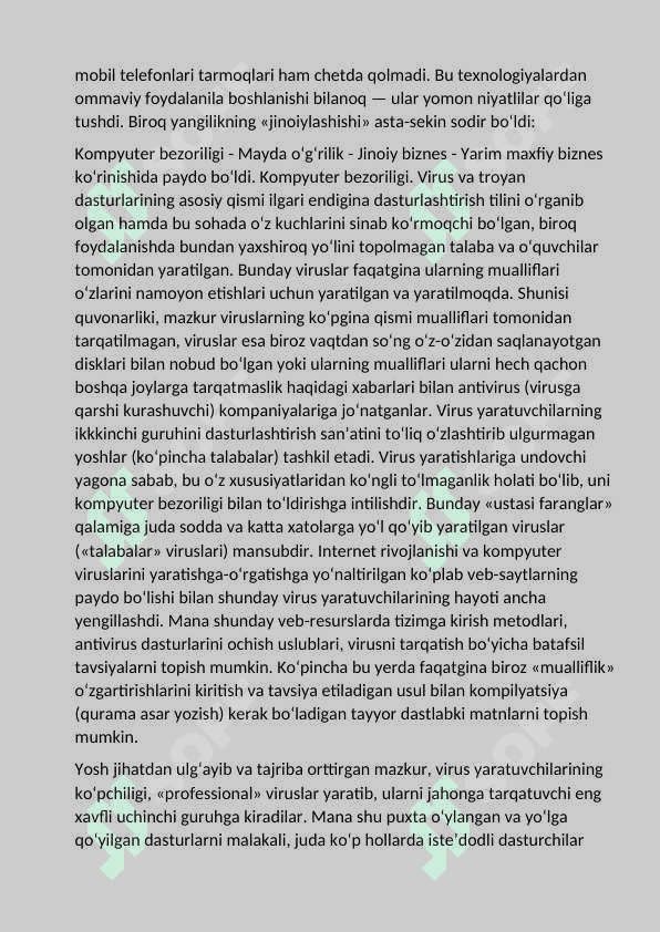 Axborotni himoyalashning texnik va dasturiy vositalari 2
