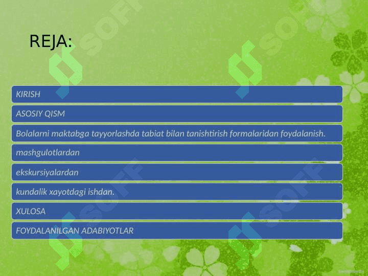 MTTda bolalarni tabiat bilan tanishtirish vazifalari 2