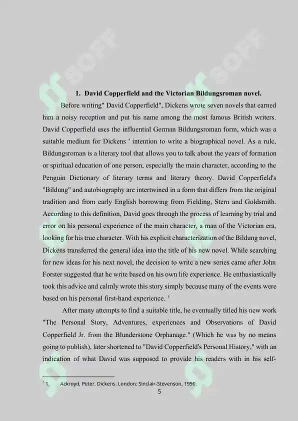 Love and ways of its manifestation in the novel by Charles Dikens 5