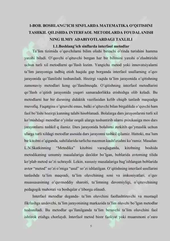 Boshlang’ich sinflarda matematika o’qitishni tashkil qilishda interfaol metodlarda foydalanish”.docx 5