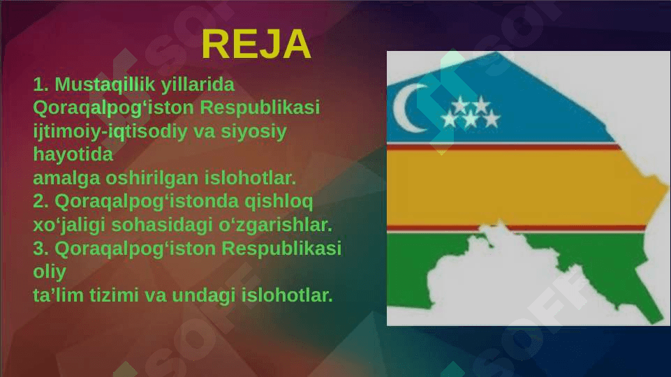 Mustaqillik yillarida Qaroqalpogʻiston Respublikasi 2