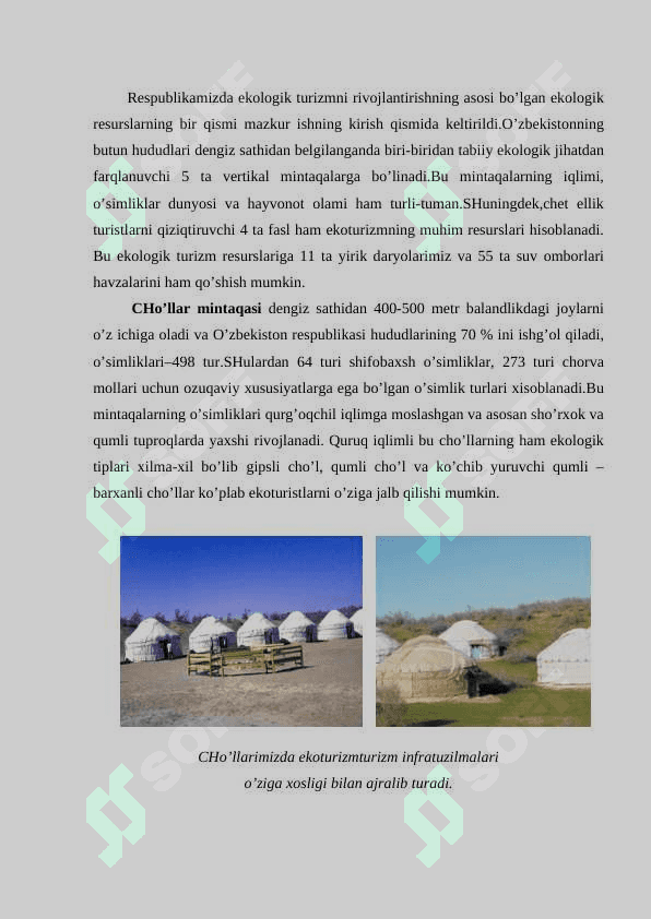 O‘zbekistоndа ekоlоgik turizmning resurslаri. 3