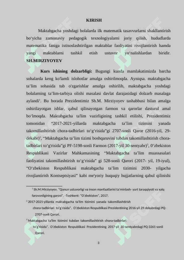 Raqam va sanash rivojlanishini shakllantirishning didaktik asoslari 2
