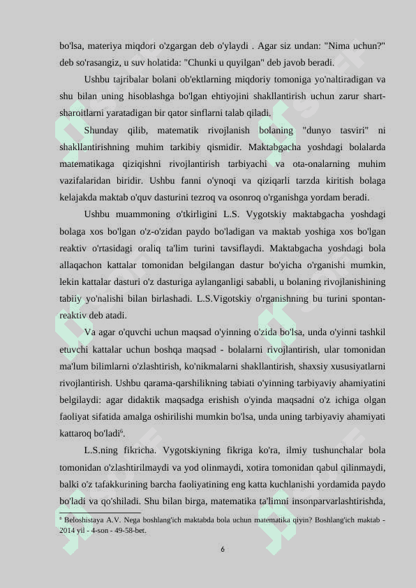 Raqam va sanash rivojlanishini shakllantirishning didaktik asoslari 5