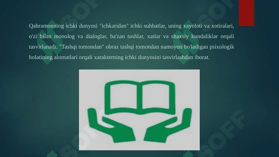 Hikoyada xarakter yaratish mahorati Lirikada o’zlikni anglash mativlari 4