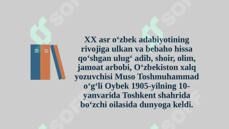XXasr adabiyotida Oybekning tutgan oʻrni 4
