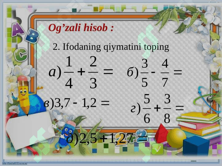 Proporsiya va Nisbat. 3