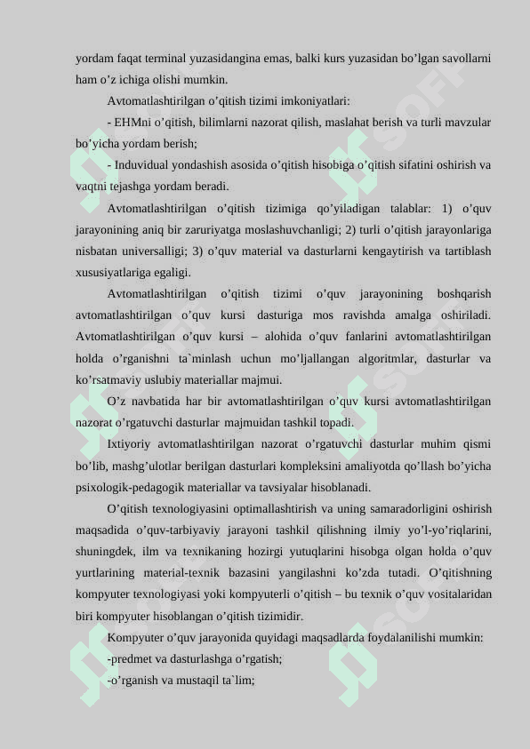 Ta'lim sohasida internet texnologiyalaridan foydalanish 6