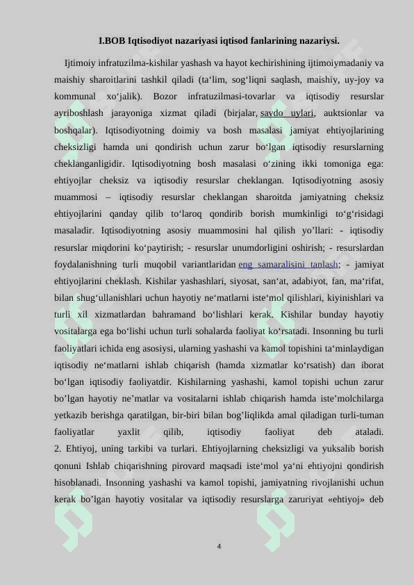 Iqtisodiyot nazariyasi barcha iqtisod fanlarining  nazariy – uslubiy poydevori va davlat iqtisodiy siyosatning ilmiy asosi 3