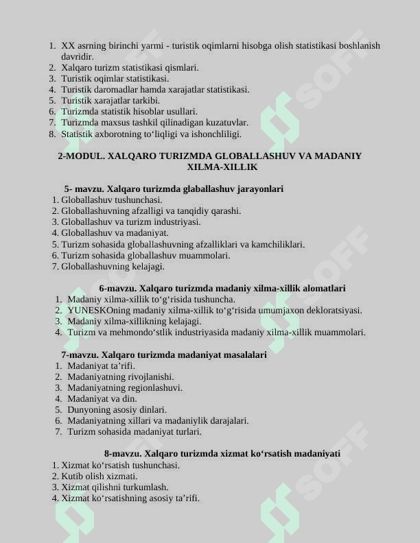 Xalqaro turizm o'quv qo'llanma 7