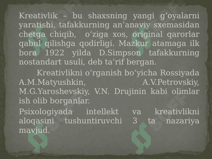Intellekt va kreativlik 3