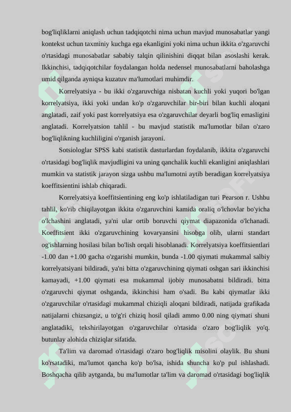 Korrelyatsion tahlil 4