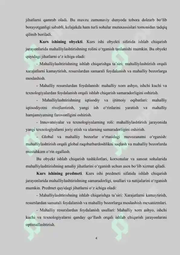 Mahalliylashtirishning iqtisodiy va ijtimoiy oqibatlari 4