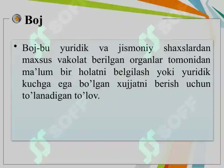 O‘zbekiston Respublikasining soliq tizimiga umumiy tavsif 5