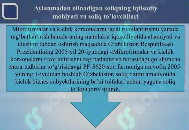 Aylanmadan olinadigan soliq 5