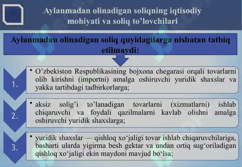 Aylanmadan olinadigan soliq 7
