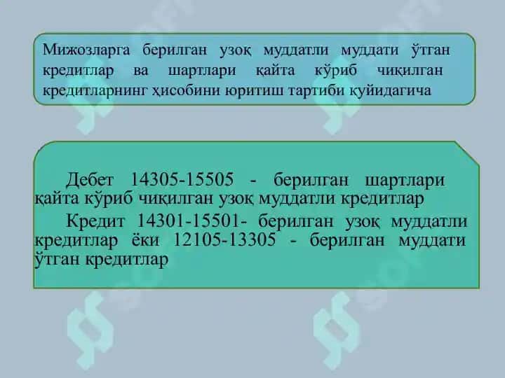 Банкларда кредит операцияларининг бухгалтерия ҳисоби.pptx 4