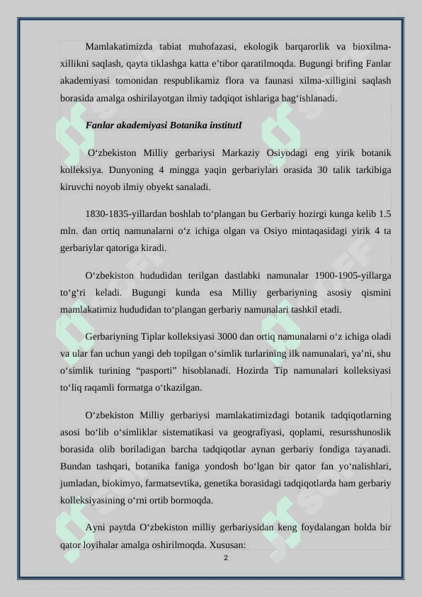 Flora va taksanomiya fanining rivojlanishida olimlarning hissalari 2