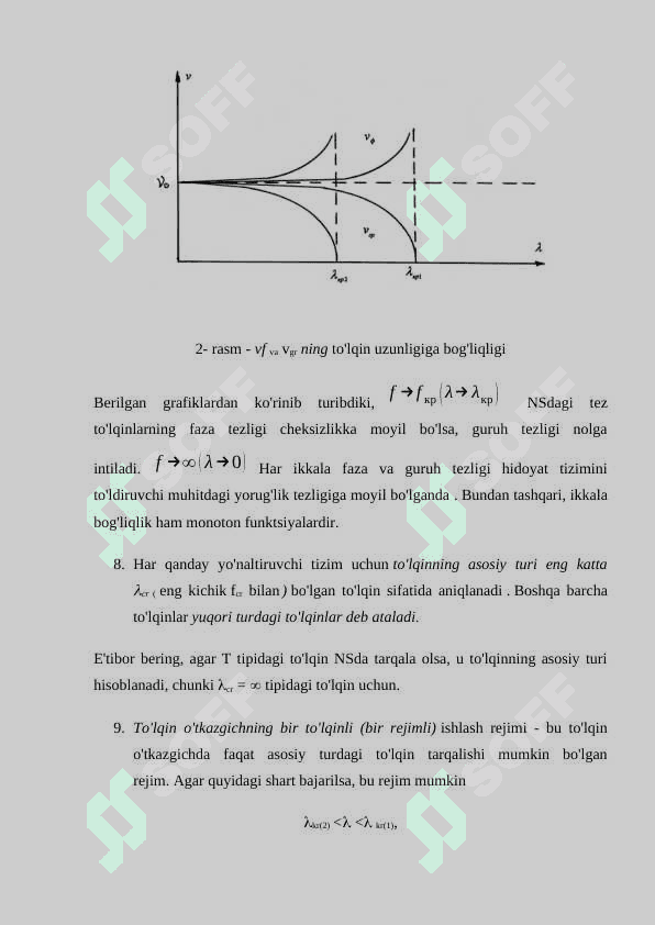 Yo'naltirilgan to'lqinlarning xarakteristikalari (parametrlari). To'rtburchak to'lqinli o'tkazgich 8