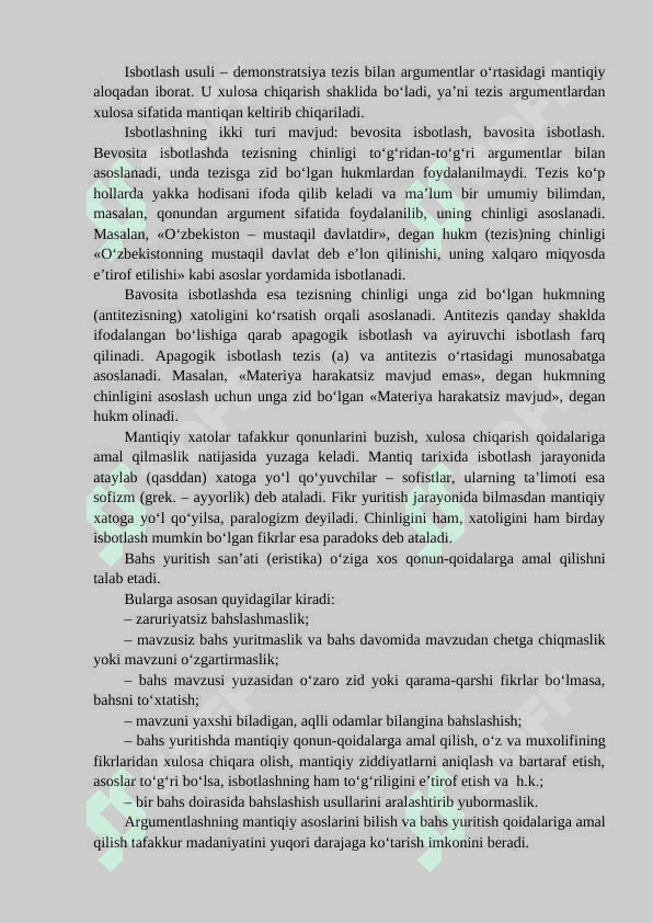 Deduktiv xulosa  chiqarish va uning turlari 8