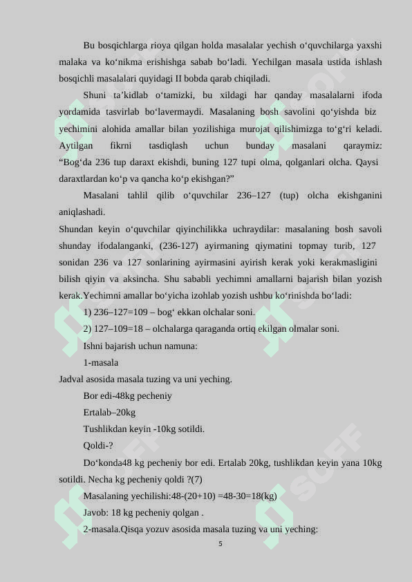 2-sinfda matematik murakkab masala va ularni yeshiga o’rgatish metodikasi 5