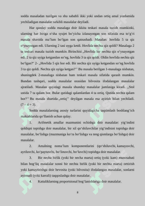 2-sinfda matematik murakkab masala va ularni yeshiga o’rgatish metodikasi 8