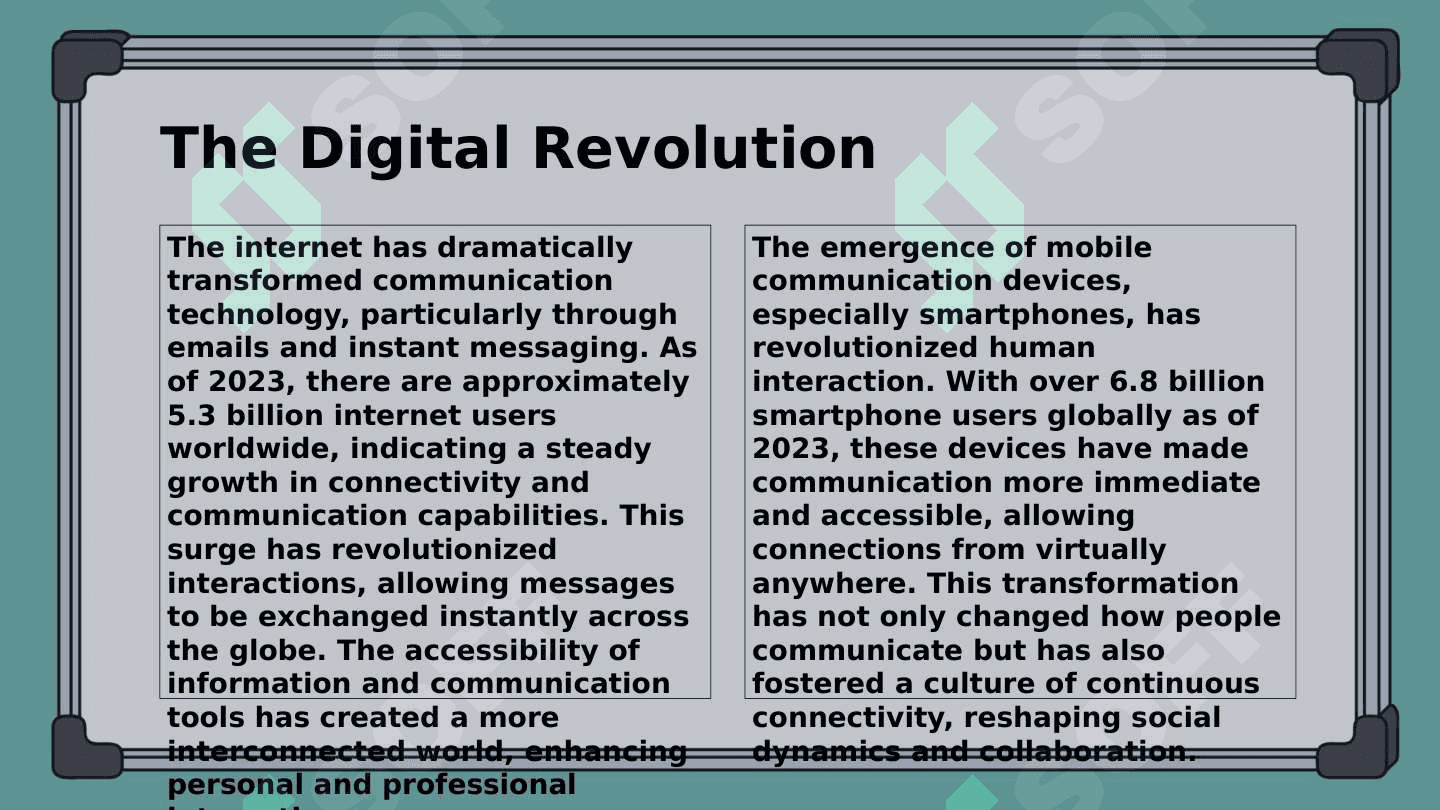 Communication technology. 4