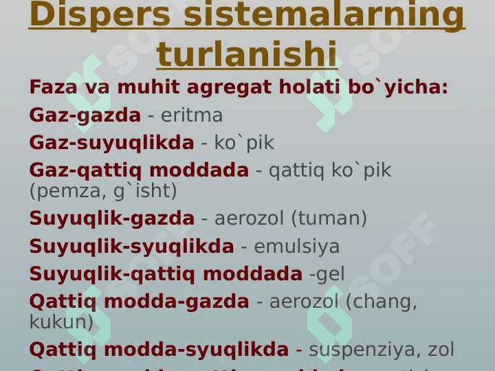 DISPERS SISTEMALAR 4