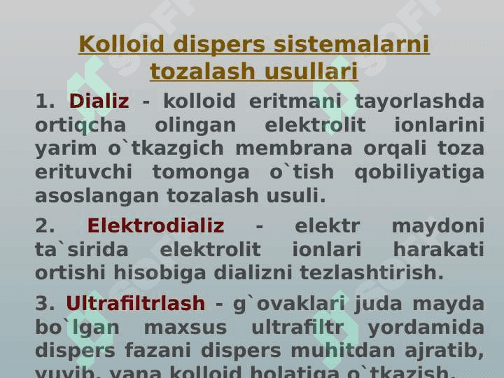 DISPERS SISTEMALAR 8