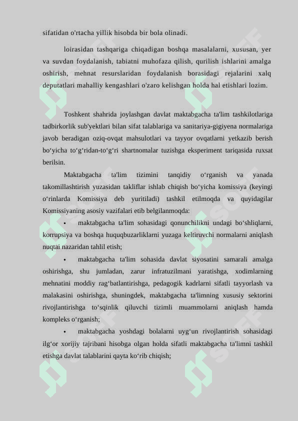MAKTABGACHA TA’LIMNI REJALASHTIRISH, MOLIYAVIY TA’MINLASH, BOSHQARISH 8