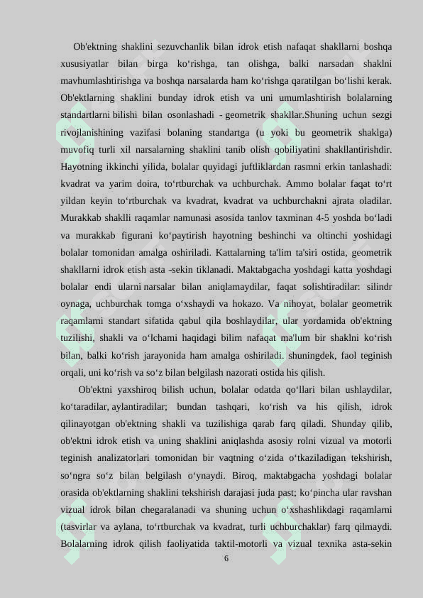 Maktabgacha taʼlim tashkilotlariga turli yosh guruhlarda matematika mashgʻulotgʻarini oʻtkazish metodikasi 5