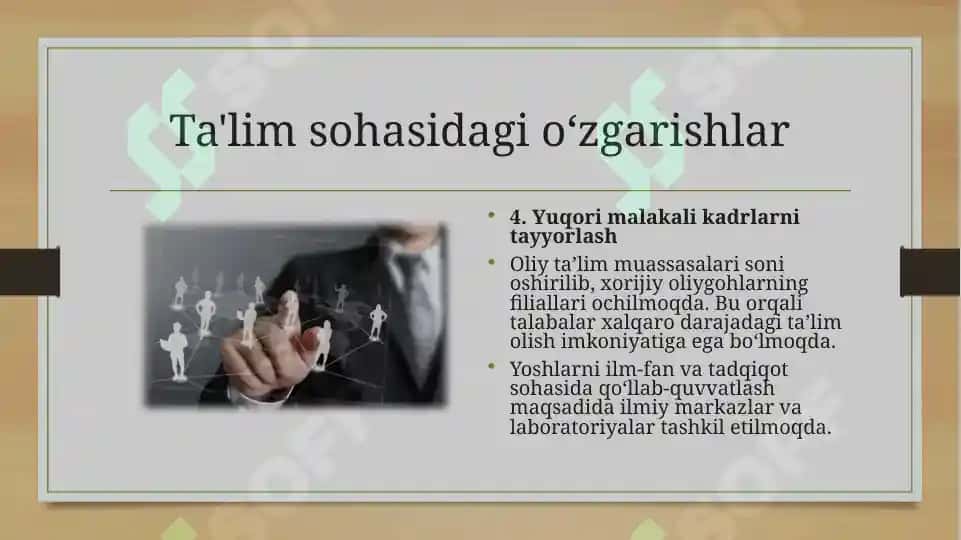 Oʻzbekistonda ijtimoiy sohada amalga oshirilayotgan oʻzgarishlar 8