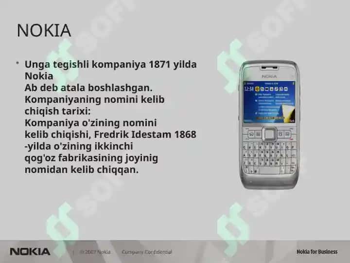 Nokia kompaniyasi 3