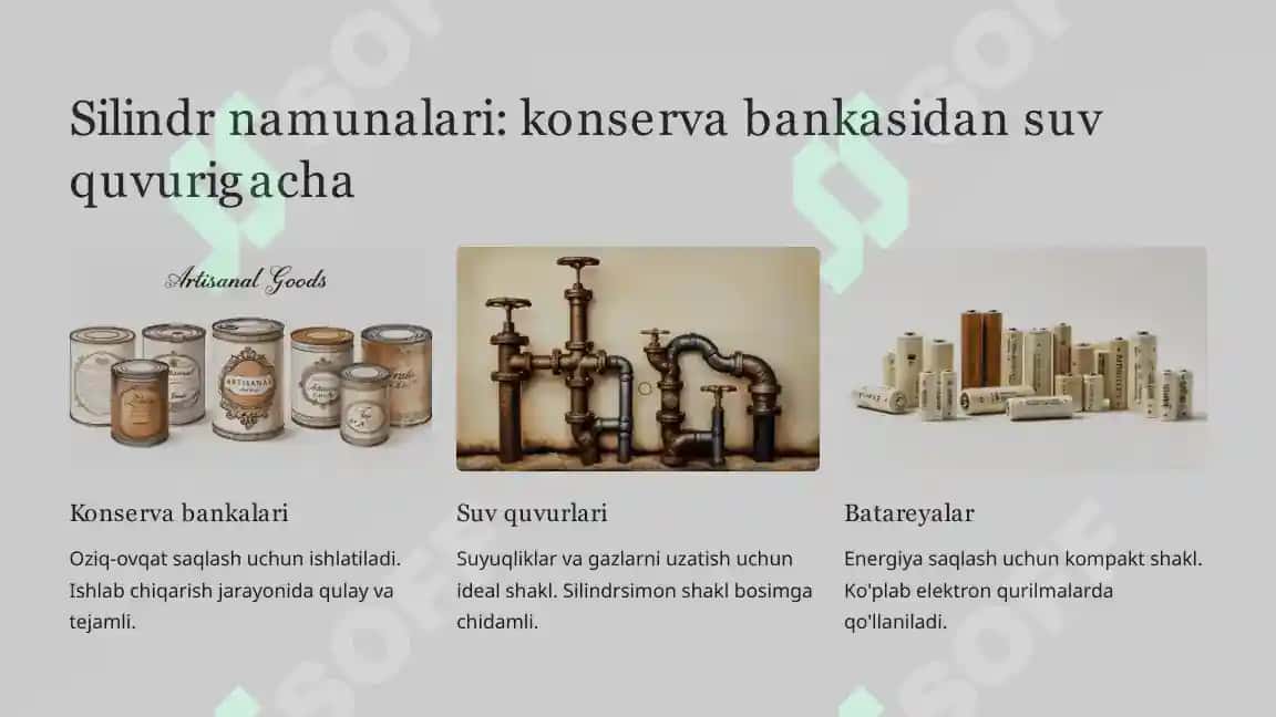 Konus, silindr, prizma va piramida, geometrik shakllar dunyosi 5