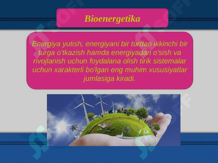 Bioenergetikaning tibbiy ahamiyati 2