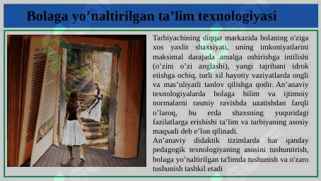 Pedagogik texnologiyalar dars samaradorligining muhim omili sifatida 3
