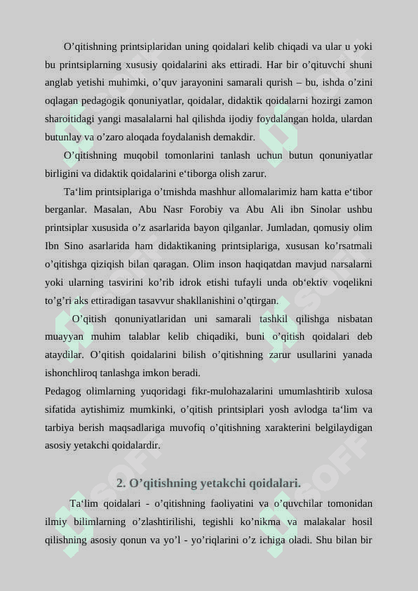 Ta`lim qonuniyatlari 6