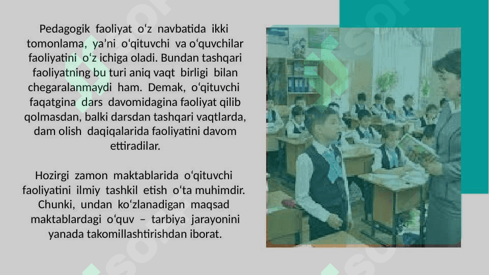 O‘QITUVCHIGA QO‘YILADIGAN  ZAMONAVIY TALABLAR 6