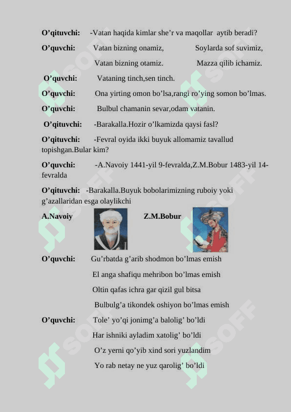 3-sinf ona tili Otlarda birlik va ko'plik 1+ Dars ishlanma 3