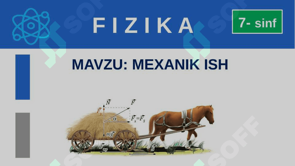 MEXANIK ISH Dars ishlanma 7-sinf Fizika 2