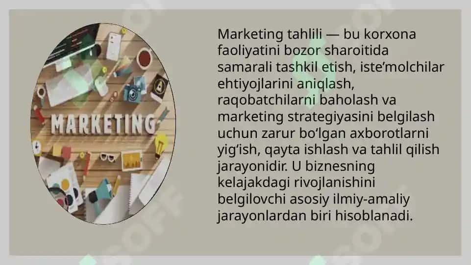 Marketing tahlili. 3