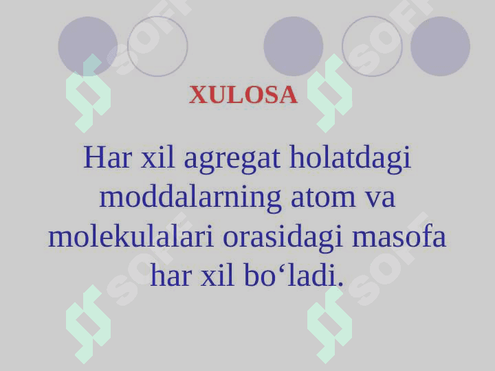 Moddaning agregat holati 7