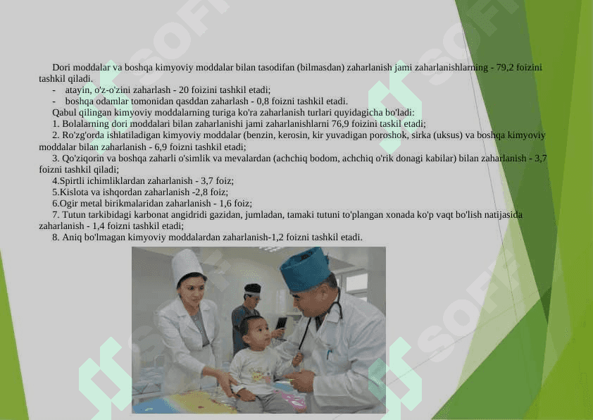 KIMYOVIY VA DORI MODDALAR BILAN ZAHARLANISH 3
